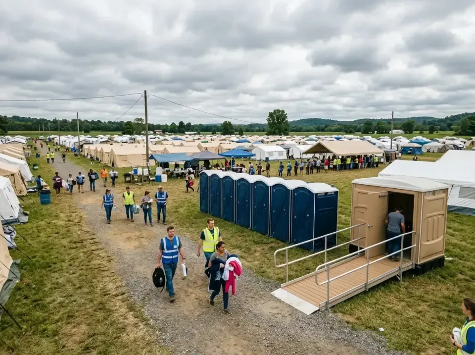 disaster-relief-camp-restrooms-010 — frequently asked questions, Dumpster & Portable Bathrooms Rental in Clawson, MI